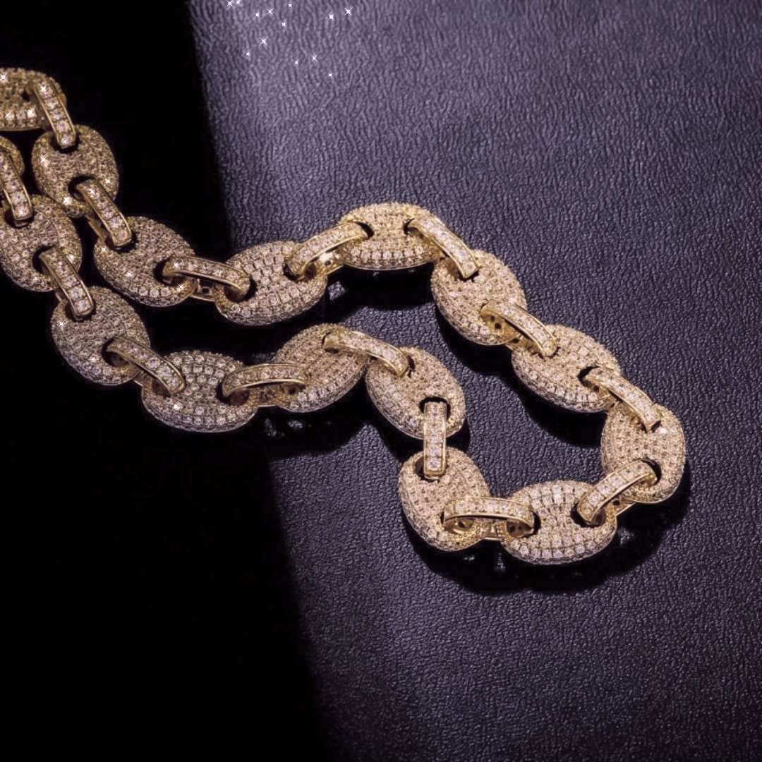 Necklaces Dubai CZ Gucci Link Chain KHLOE JEWELS
