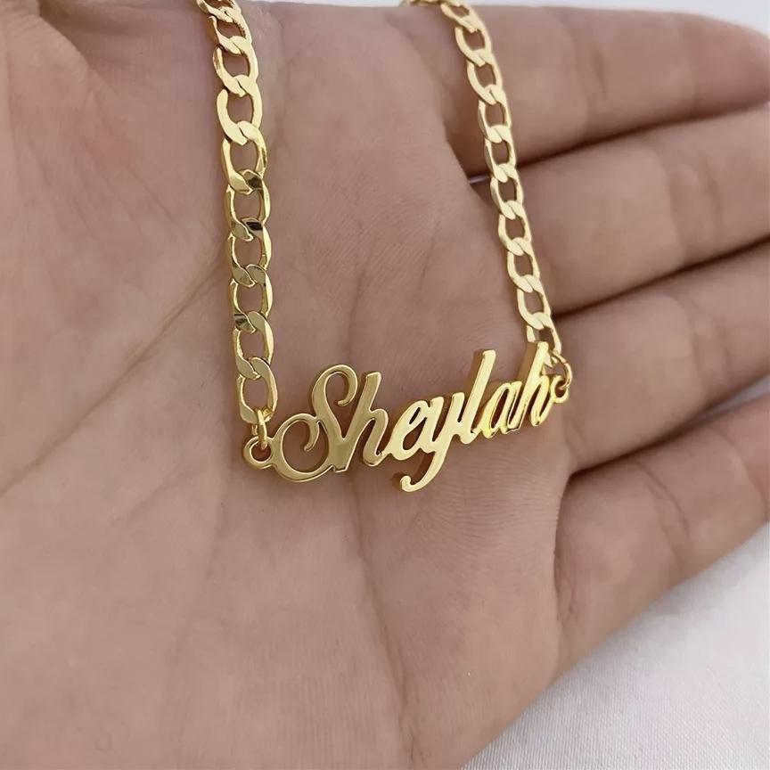 Anklets Cuban Link Custom Name Anklet KHLOE JEWELS Custom Jewelry