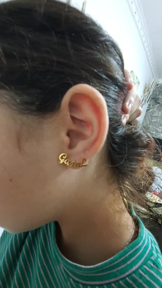 Personalized Hoops Earrings, Custom Name Earrings Oversize Hip-Hop Earrings  18K Gold Plated Customized Earrings Jewelry for Women Girls | Fruugo UK