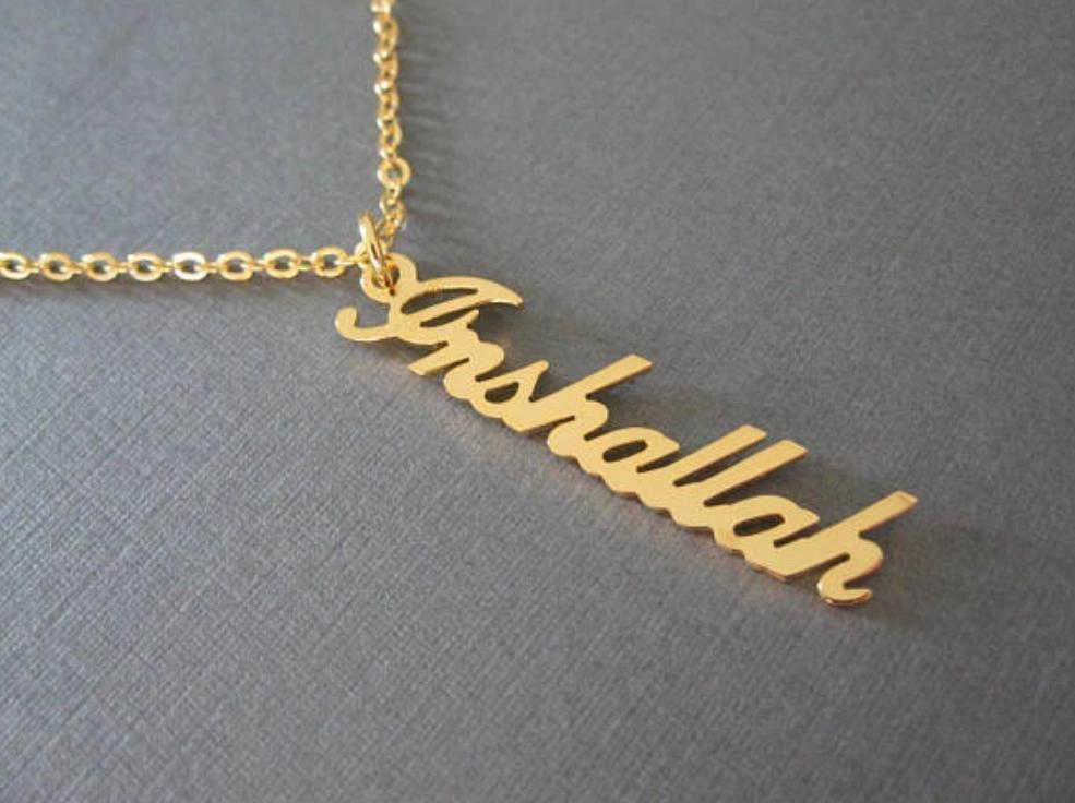 Necklaces Customized Name Vertical Necklace KHLOE JEWELS Custom Jewelry