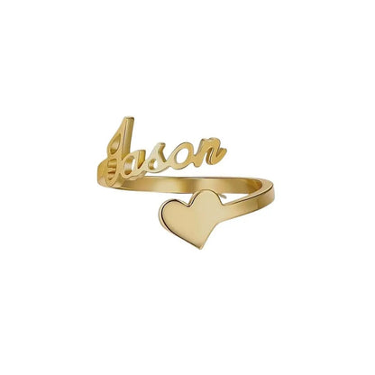 Rings Cute Heart Custom Ring KHLOE JEWELS Custom Jewelry