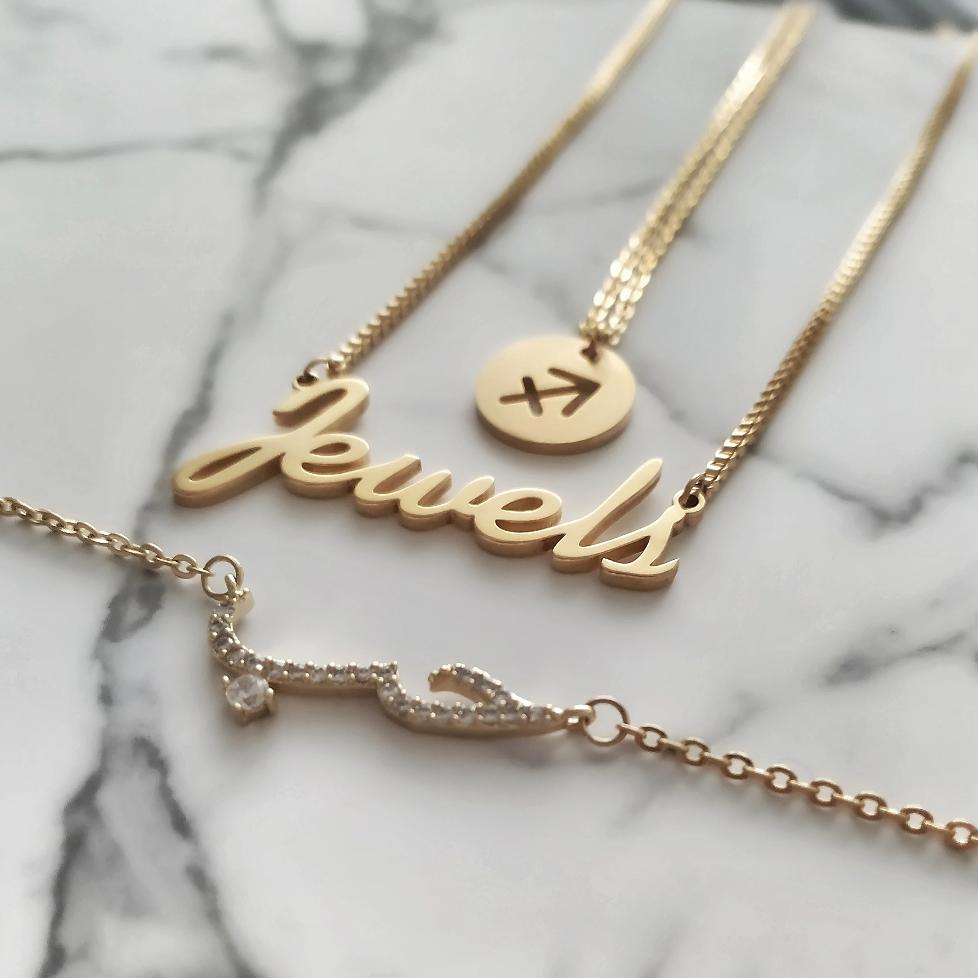 Girly Custom Box Chain Necklace – KHLOE JEWELS