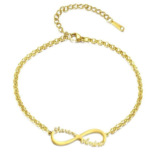 Bracelets Infinity Custom Bracelet / Anklet KHLOE JEWELS Custom Jewelry