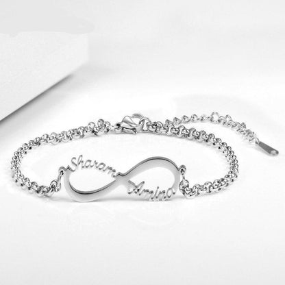 Bracelets Infinity Custom Bracelet / Anklet KHLOE JEWELS Custom Jewelry
