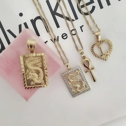 Necklaces Initial Heart Necklace KHLOE JEWELS