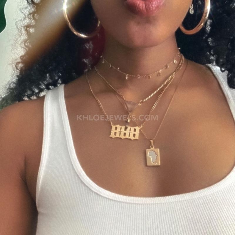 Necklaces Law Of Attraction Ancient Numbers Necklace KHLOE JEWELS