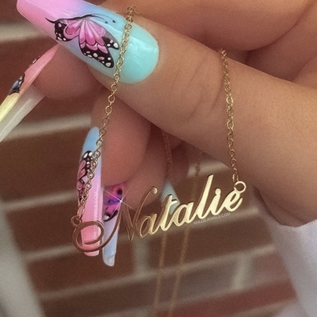 Necklaces Mademoiselle Custom Name Necklace KHLOE JEWELS Custom Jewelry