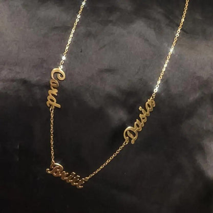 Necklaces Multi Name Custom Choker KHLOE JEWELS Custom Jewelry