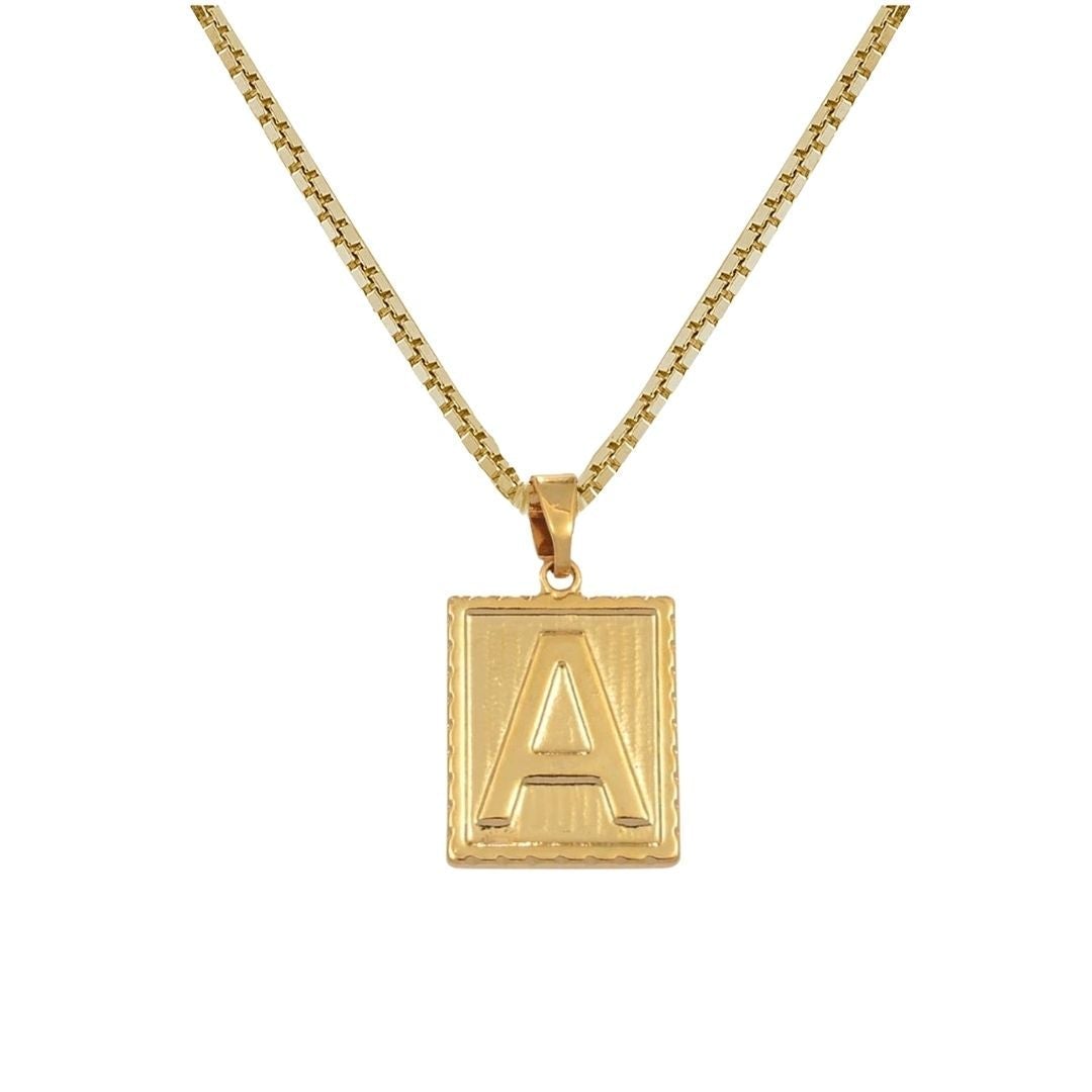 Necklaces Noble Initial Figaro Necklace KHLOE JEWELS Sale